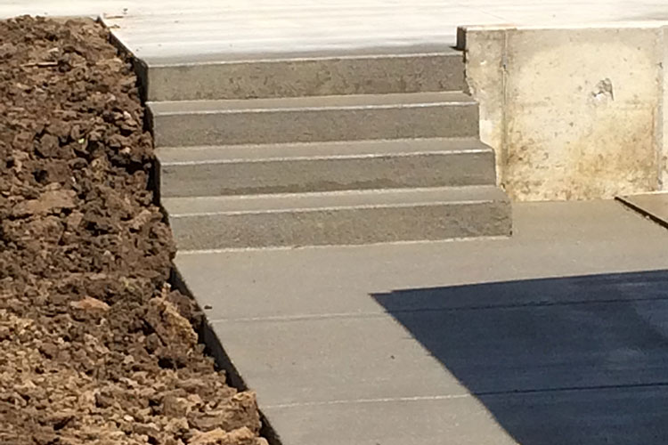 Concrete Sidewalk Steps